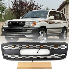 Matte Black Grille Fit For 1998-2002 Toyota Land Cruiser Grill Wled Matte Black Grille Fit For 1998-2002 Toyota Land Cruiser Grill Wled