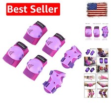 Kids/Youth Knee Pads Elbow Pads Wrist Guards Set for 3-15 , Child Protective ...