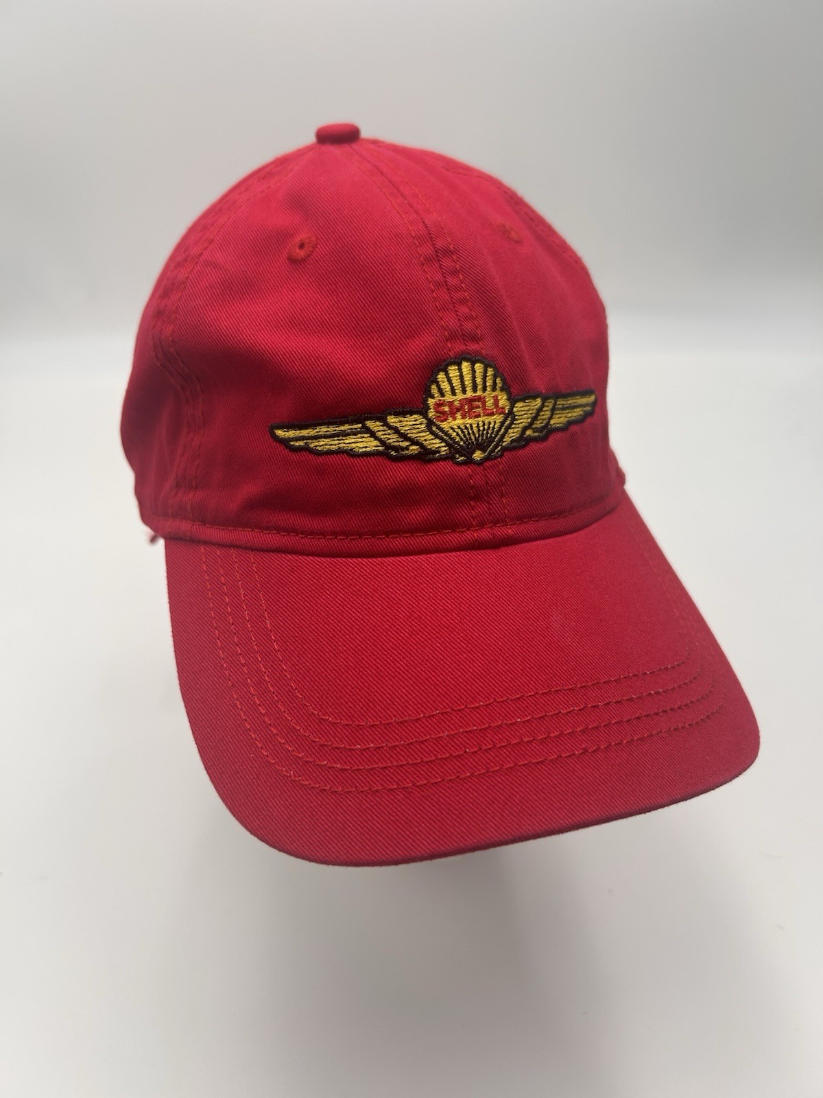 Shell Aviation Fuel Baseball Hat Cap Aeroshell Red - image 5