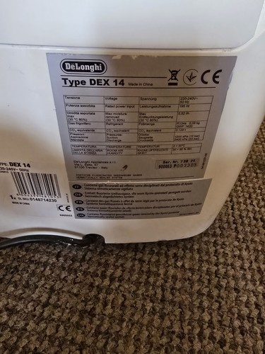 De'Longhi DEX212F Tascuigo AriaDry Multi Dehumidifier