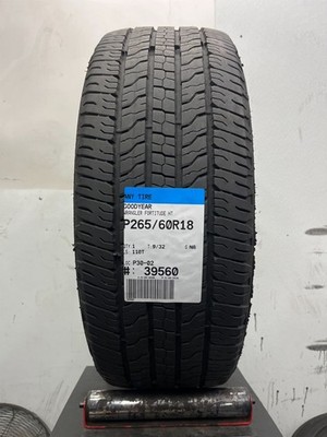 1 Used  P265/60R18 Goodyear Wrangler Fortitude HT 110 T - 9/32 