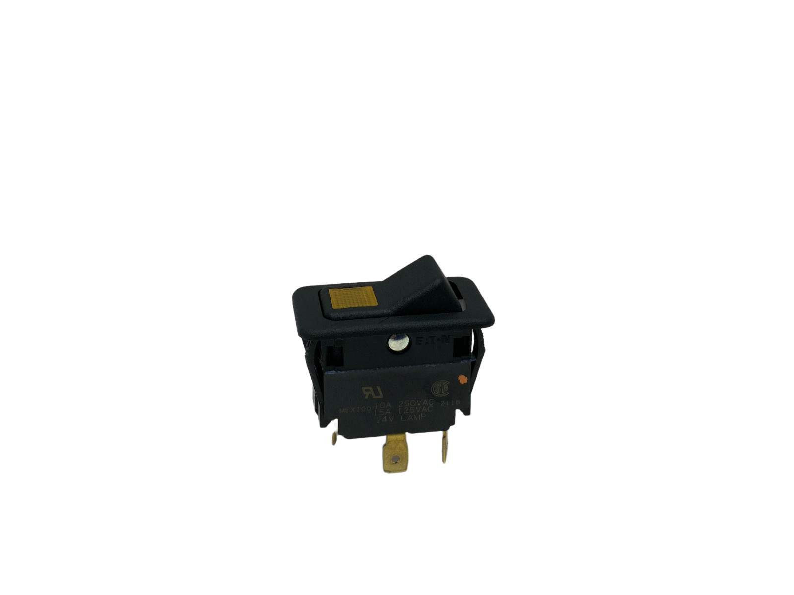 EATON ROCKER SWITCH, AMBER 8961K250, 8.716-036.0