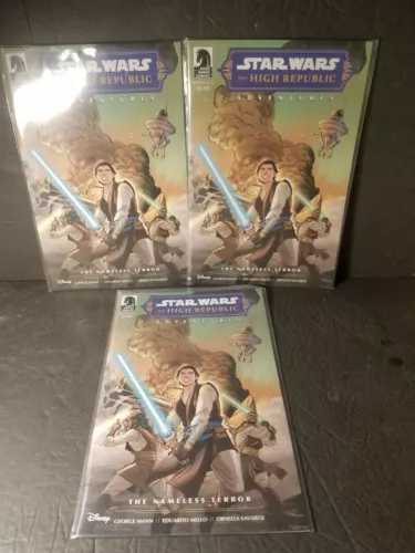 STAR WARS HIGH REPUBLIC ADVENTURES THE NAMELESS TERROR #1 NM × 3 COMIC BOOK LOT