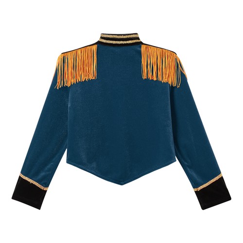 Kids Girls Boys Circus Ringmaster Costume Halloween Long Sleeve Tailcoat AU - Picture 30 of 43