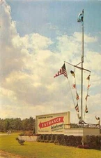 Dover New Jersey Lakeforest Reservation Entrance Vintage Postcard AA7885