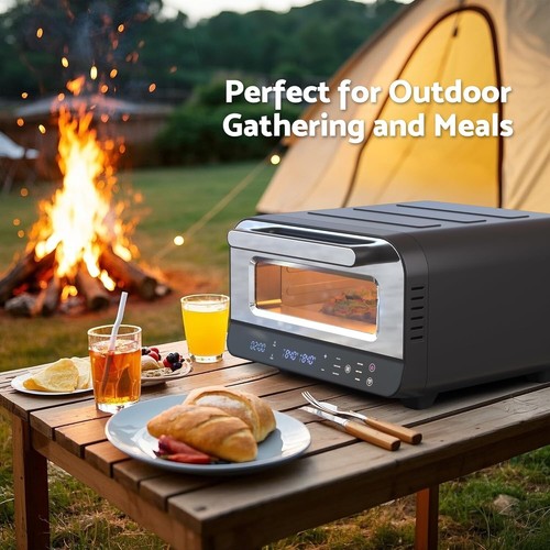 Electric Pizza Oven with 840℉ Make Pizza in Minutes, Indoor & Outdoor Versati... - Picture 7 of 7