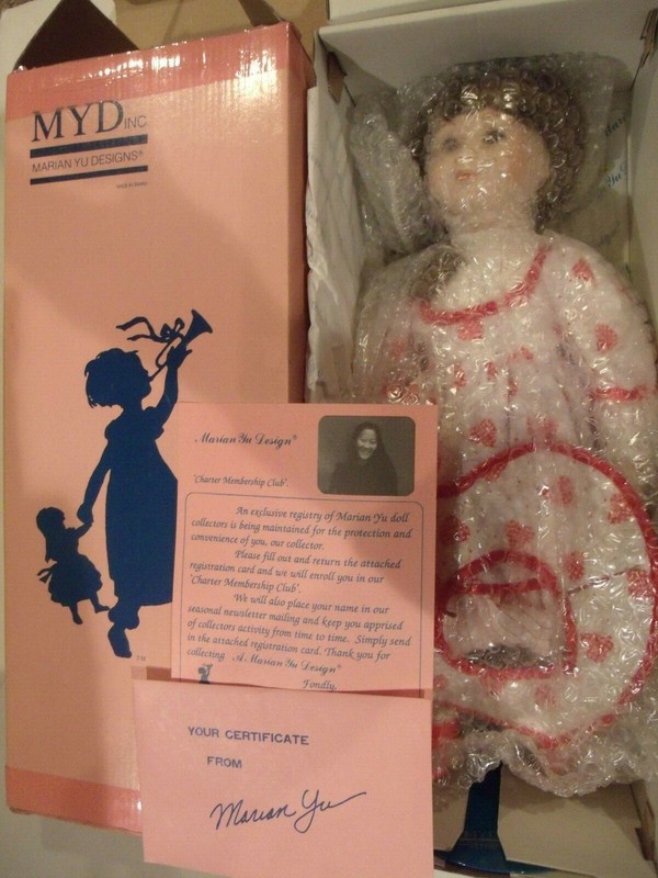 Marian Yu Designs Valentine Doll 16 inches