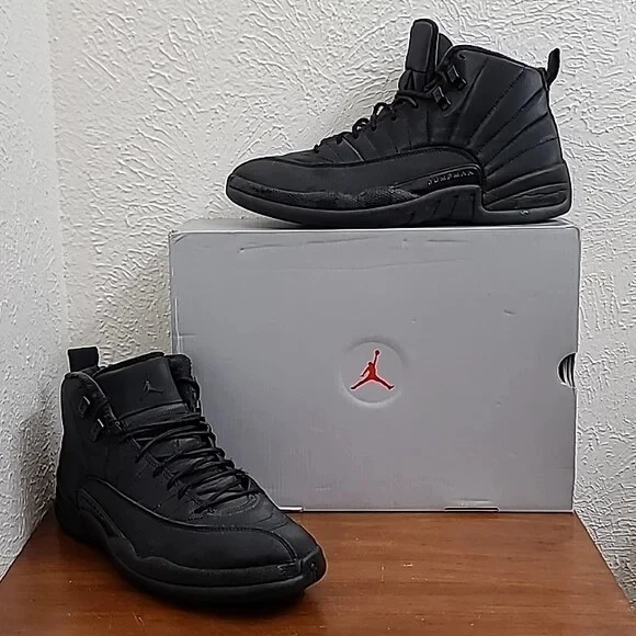 Air Jordan 12 Retro Winterized Triple Black Mens Sneakers BQ6851-001 Size  13 | eBay