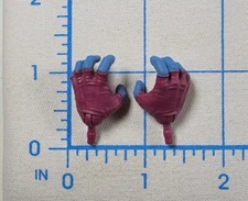 Marvel Legends Male Reach Grab Claw Hands Parts Fodder 6" 1/12 Scale Maggott BW