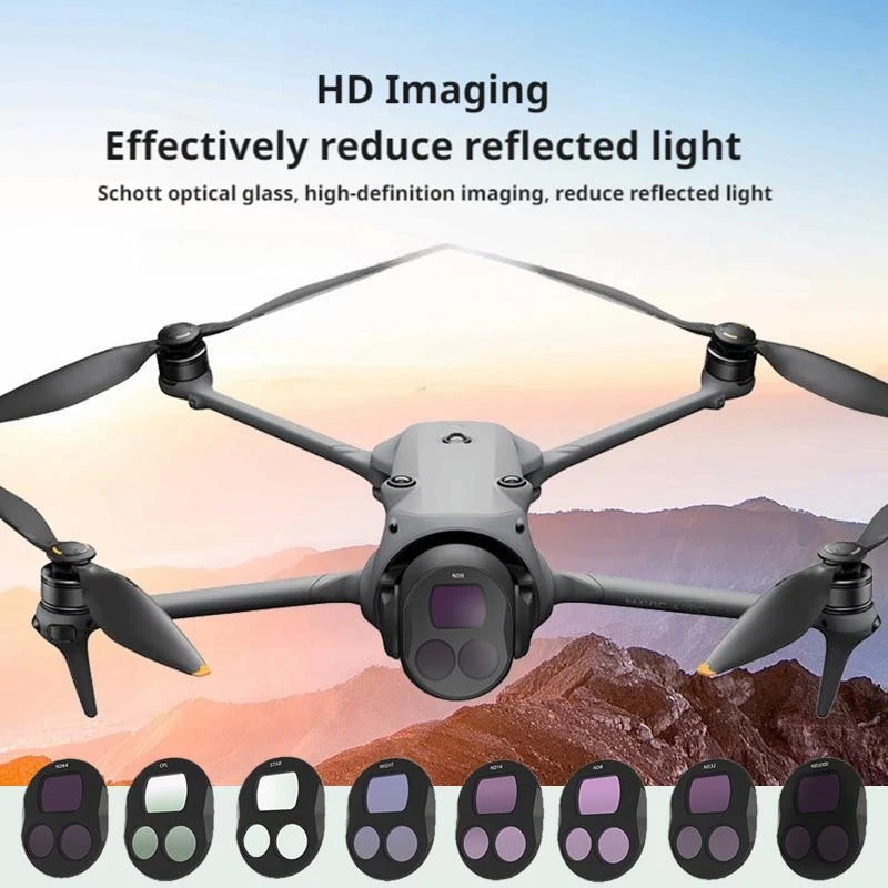 Filters Set for DJI Mavic 4 Pro Drone Filter ND8 ND16 ND32 ND64 New H9 - Image 4 of 4