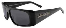 Black Flys Fly Straight Sunglasses - Shiny Black - Smoke Polarized