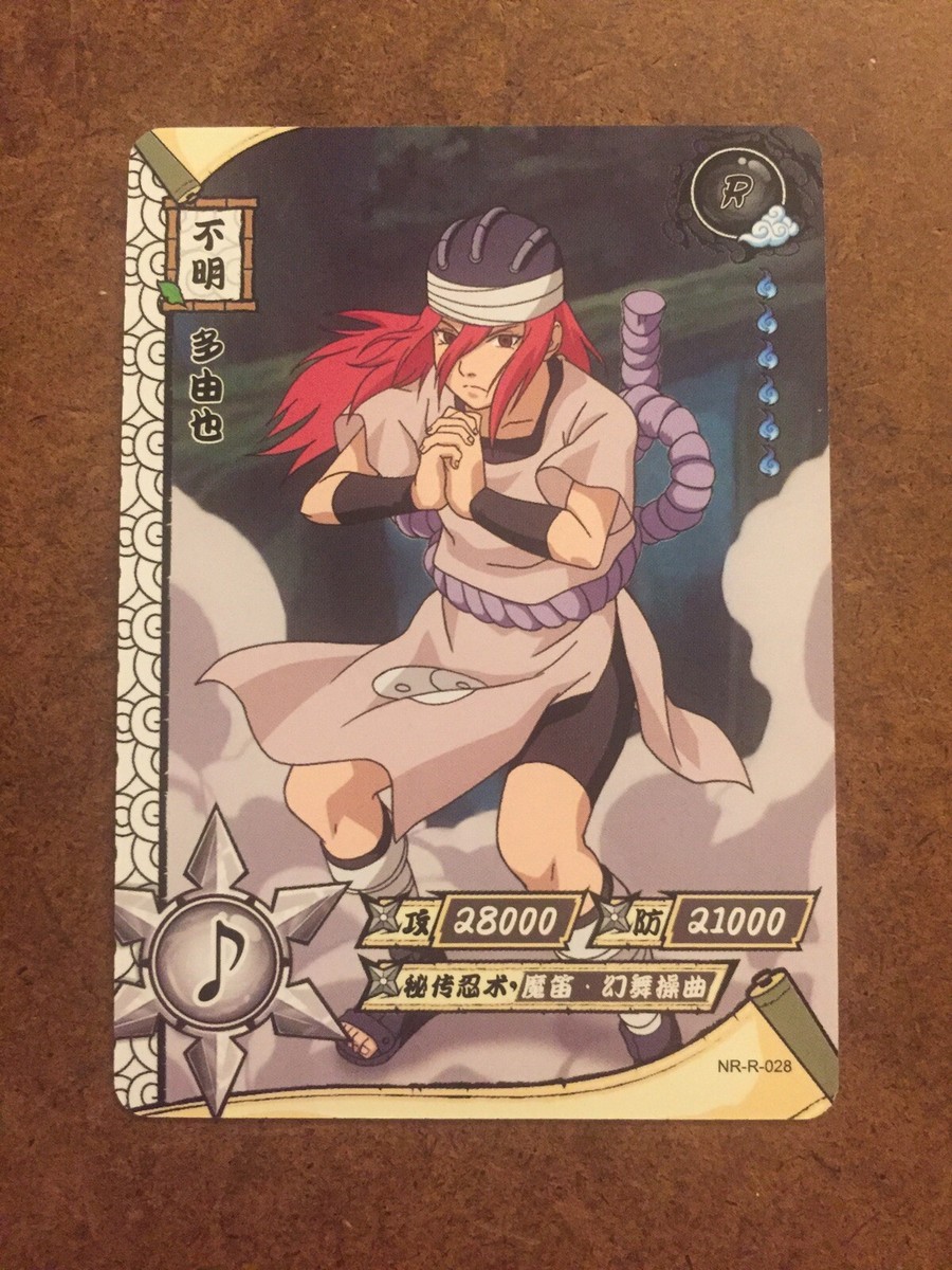 Tayuya Sound Ninja NR-R-028 Rare Naruto Trading Card CCG | eBay