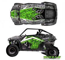 2011+ Polaris RZR 800 Design Street Race Decal Graphic Kit Wraps UTV Hood Scoop