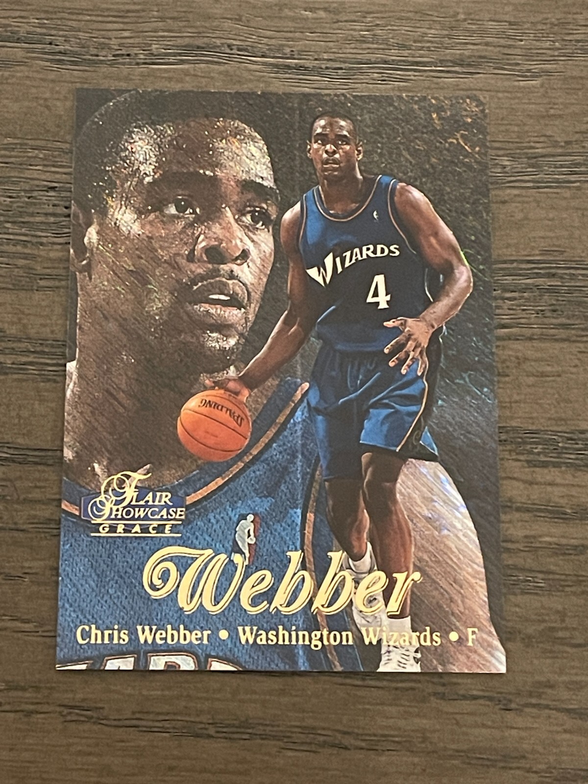 1997-98 Flair Showcase Row 1 Chris Webber #68 Washington Wizards