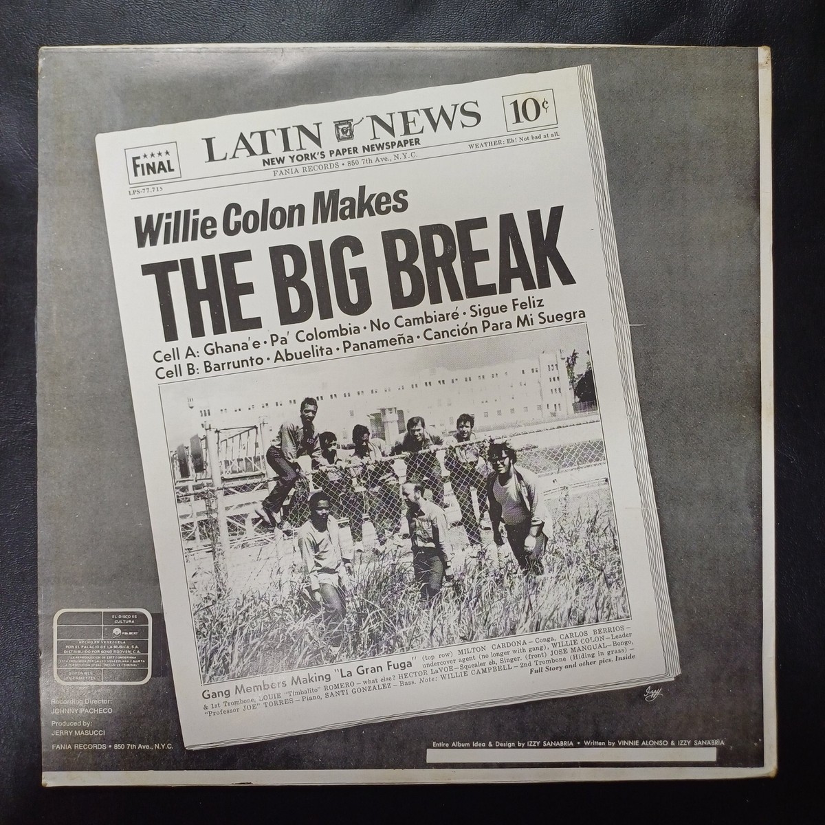 Willie Colon* – Wanted By FBI / The Big Break - La Gran Fuga