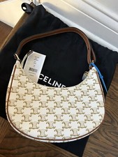 Celine Ava Bag - Triomphe Canvas & Calfskin L...