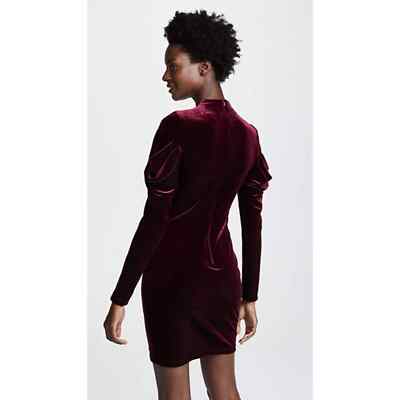black halo red velvet dress Black Halo Dresses | Black Halo Nwt Ruby Red Velvet Burgundy Awesome Dress  Omg!!! | Color: Red