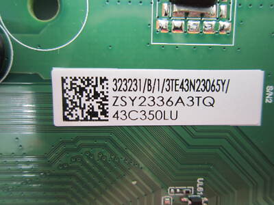 Toshiba 43C350LU Main Board 323231 (TPD.T962X3.PC702 (T)) | eBay