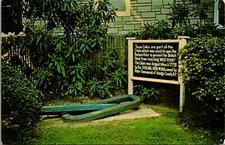 Links From Chain Across Hudson River 1778-Raynham Hall-Oyster Bay, NY-Chrome