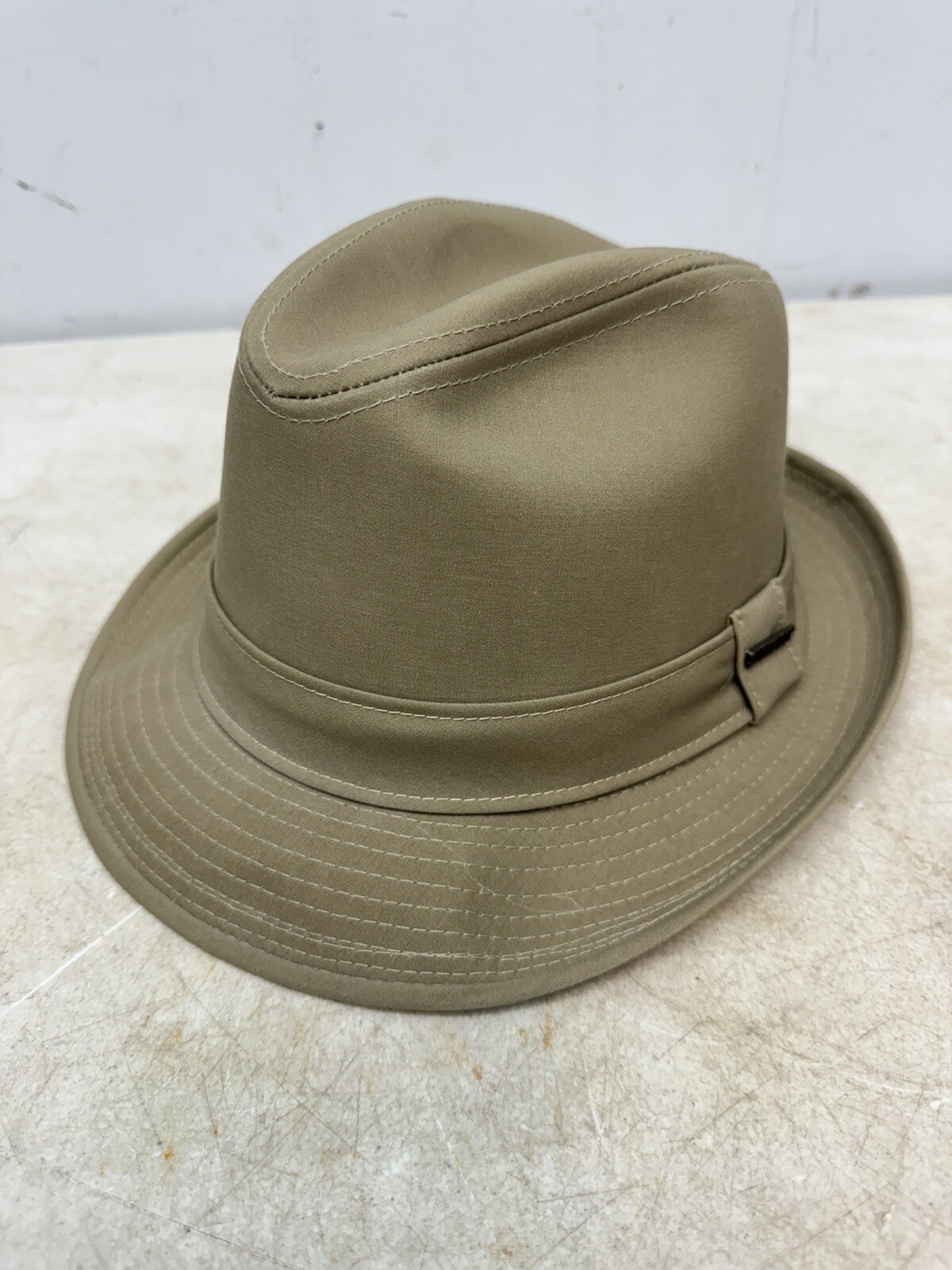 Stetson Beige Fedora Hat for Men Size 7-image