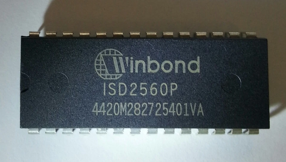 ISD2560P - Voice Recorder von WINBOND 60s 8,0kHz DIP28 NEW #B3 - Bild 1 von 1