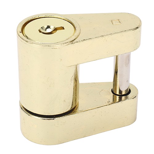 Trailer Tongue Coupler Lock Heavy Duty Anti Theft Versatile Coupler Lock Gold - Picture 21 of 23