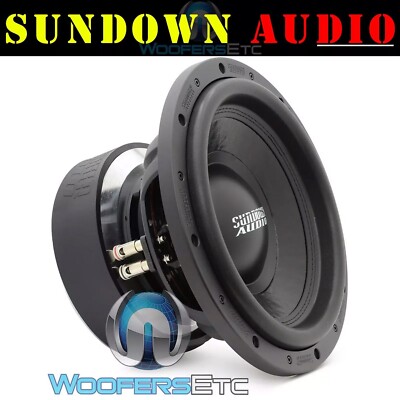 SUNDOWN AUDIO U-12 D4 12'' SUB 1500W RMS DUAL 4-OHM SUBWOOFER BASS SPEAKER NEW