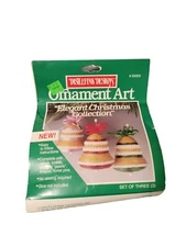 Distlefink Designs Ornament Art Elegant Christmas Collection Craft Kit 3 Bells