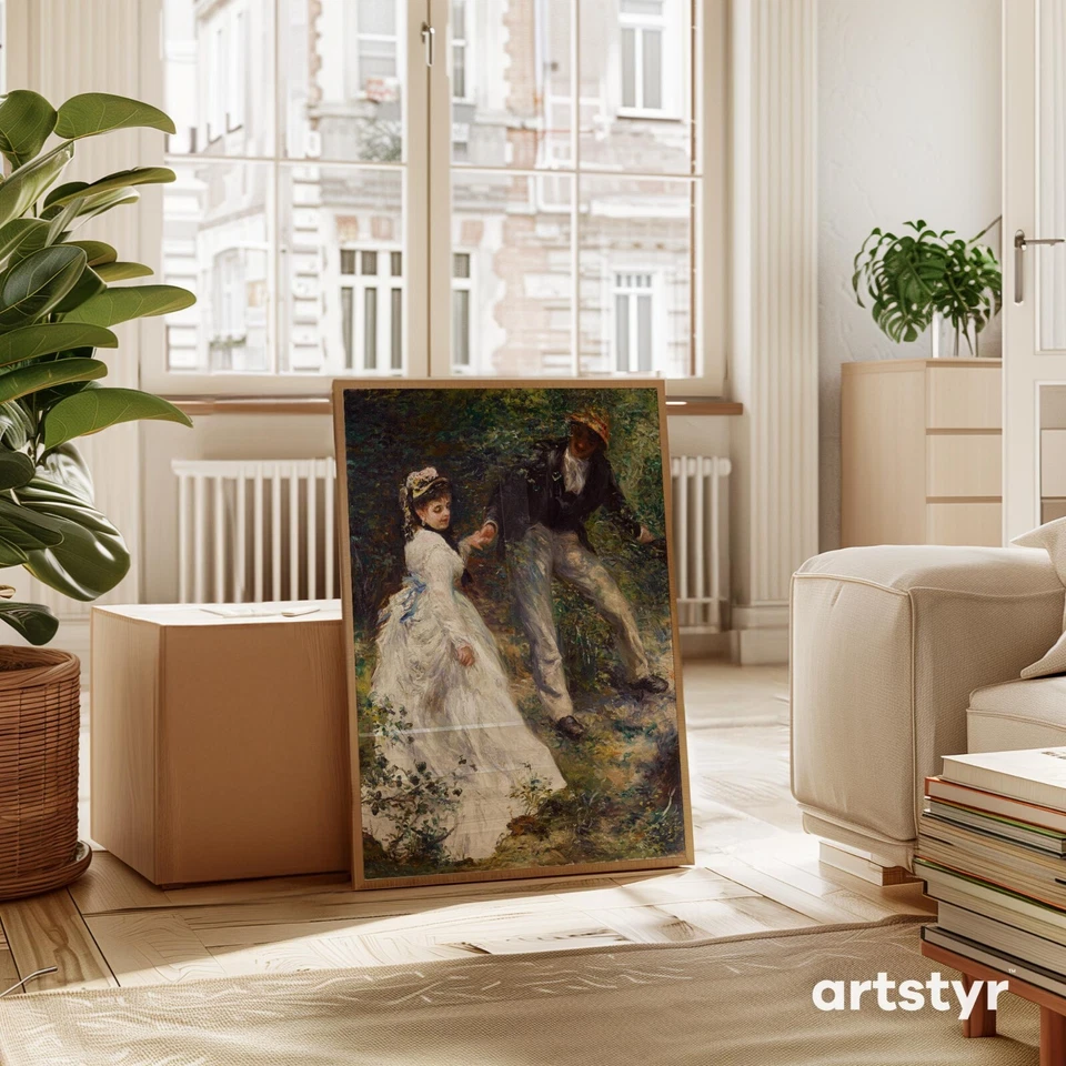 La Promenade · Pierre-Auguste Renoir, 1870 · Gallery-Grade Giclée Wall Art Print - image 4 of 4