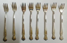 Vintage Silverplate Oyster Forks