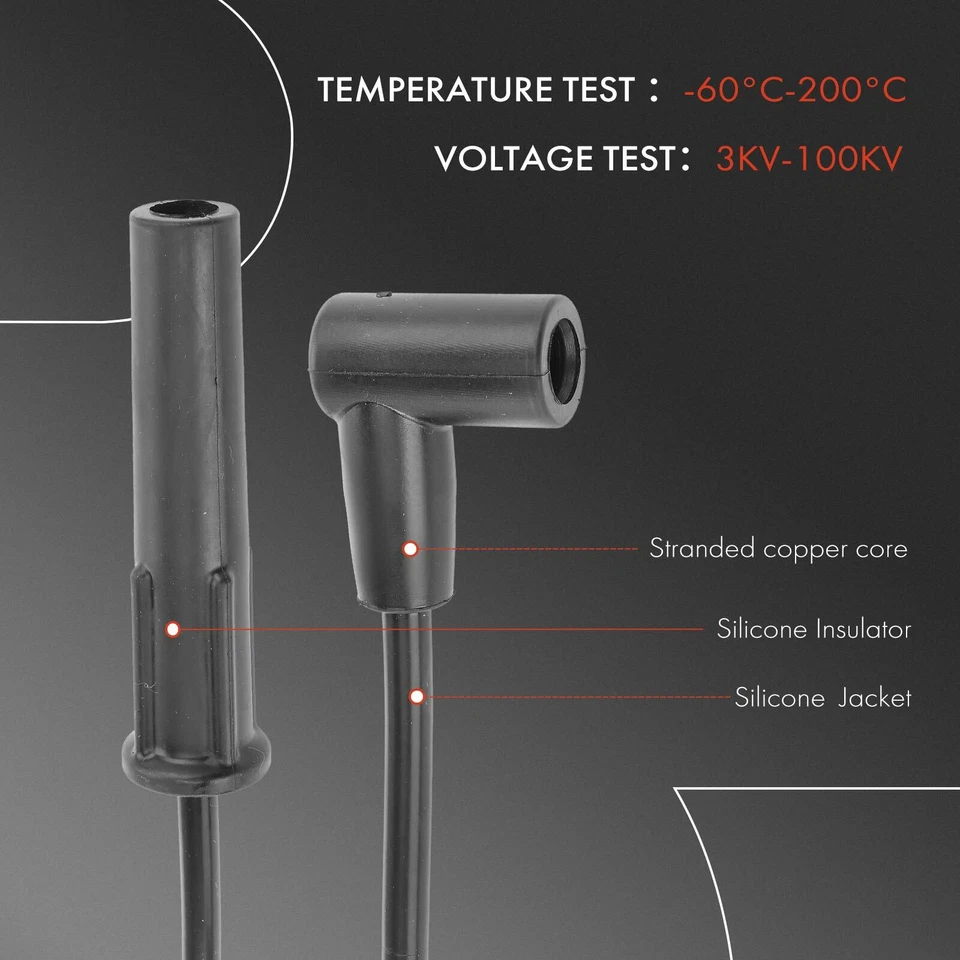 Juego de 6 cables de bujía para Chrysler Town & Country Voyager Dodge Caravan 96-00 Foto 4 de 4