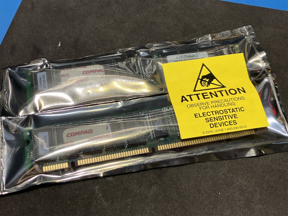 2x 32MB Compaq RAM DIMM 168-Pin FPM ECC Fully Buffered 2x 32MB Compaq RAM DIMM 168-Pin FPM ECC Fully Buffered