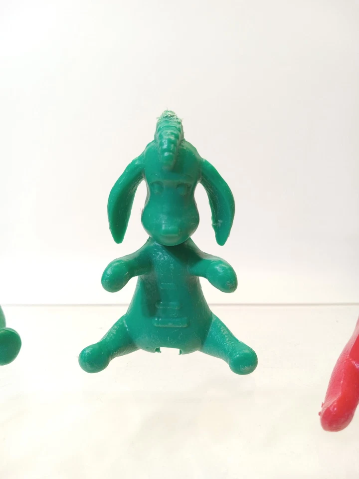 Lote de 4 figuras Winnie the Pooh de cuchara premium de cereales Nabisco de la década de 1960 Foto 4 de 4