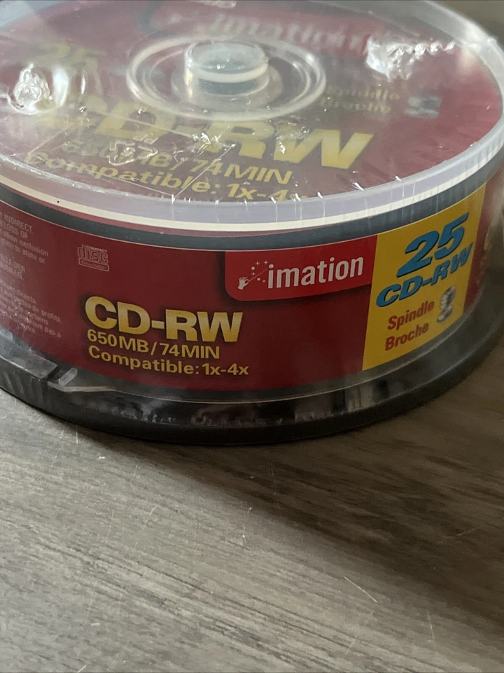 Imation 650 MB 74 Min CD-RW Data Rewritable Media 25 Pack Spindle Discs (H3) - Image 2 of 3