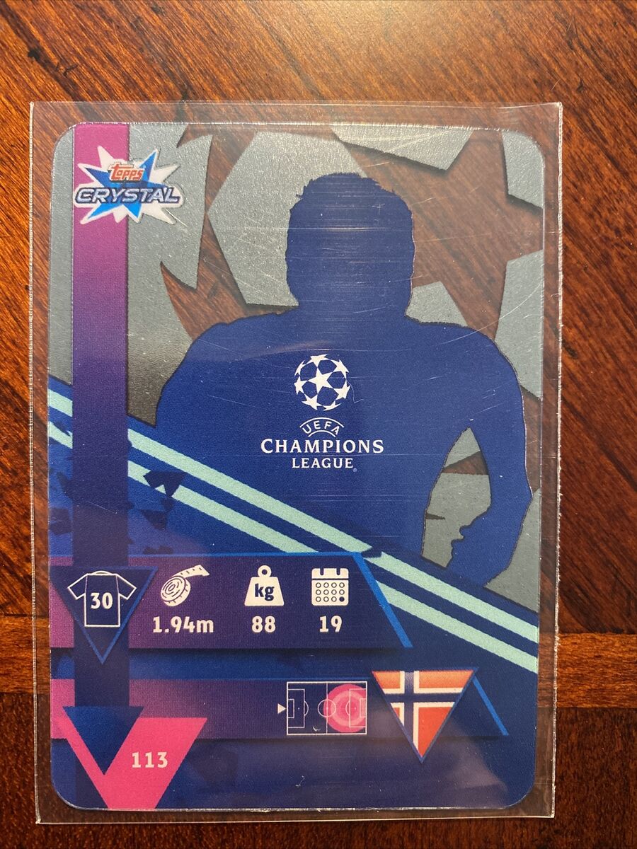 Topps 2019/20 Crystal UCL Master UEFA Erling HAALAND Rookie Topps 2019/20 Crystal UCL Master UEFA Erling HAALAND Rookie