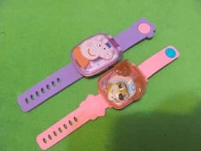 2) Nickelodeon V-Tech Learning Watches. 1)  Paw Patrol & 1) Peppa Pig.