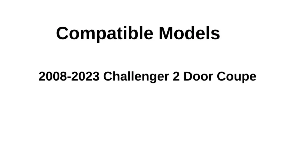 Fits 08-23 Dodge Challenger 2D Coupe Passenger Right Side Door Window Glass Foto 3 de 4
