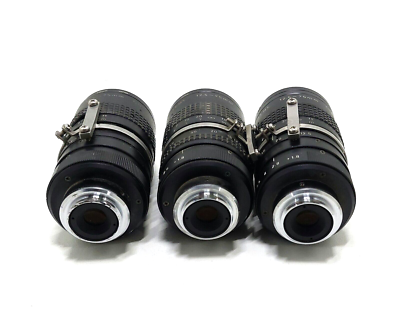 Lot of 3 COSMICAR TV ZOOM LENS 12.5~75mm 1:1.8 industrial camera 