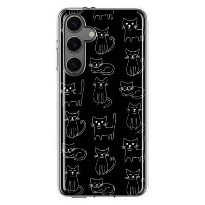 Mundaze Case for Samsung Galaxy S21 Cover Cute Black Cats