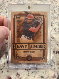 James Wood 2025 Topps #HL-12 Heavy Lumber /500 Price Guide 
