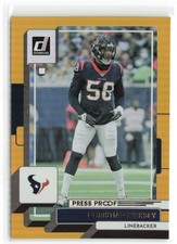 2022 Donruss Premium Press Proof Christian Kirksey Houston Texans #45