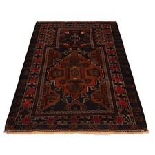 Oriental Hand Knotted Prayer Rug Afghan Tribal Rug Wool Carpet 2'10x4'1ft G35859