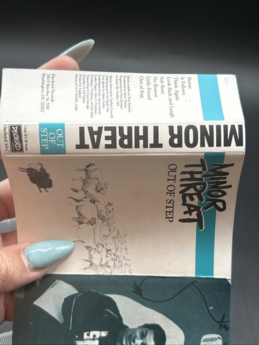 Minor Threat - Out Of Step Cassette 1986 ($3.50 on Spine) Made In France 1986 - Picture 21 of 23