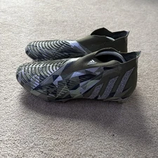 Adidas Mens Rare Predator Edge Crystal+ FG GX3913 Green Olive Soccer Cleats