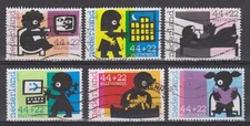 Nederland Netherlands 2527 a - 2527 f  used Kinderzegels 2007