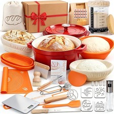 All-Inclusive Sourdough Starter Kit W/ Enameled Cast Iron Dutch Oven Scale