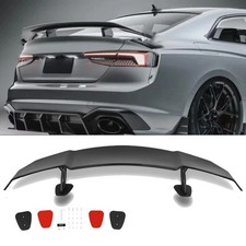 Gloss Black 55" Rear Trunk Spoiler Wing Racing For Audi A3 S3 A4 S4 A5 S5