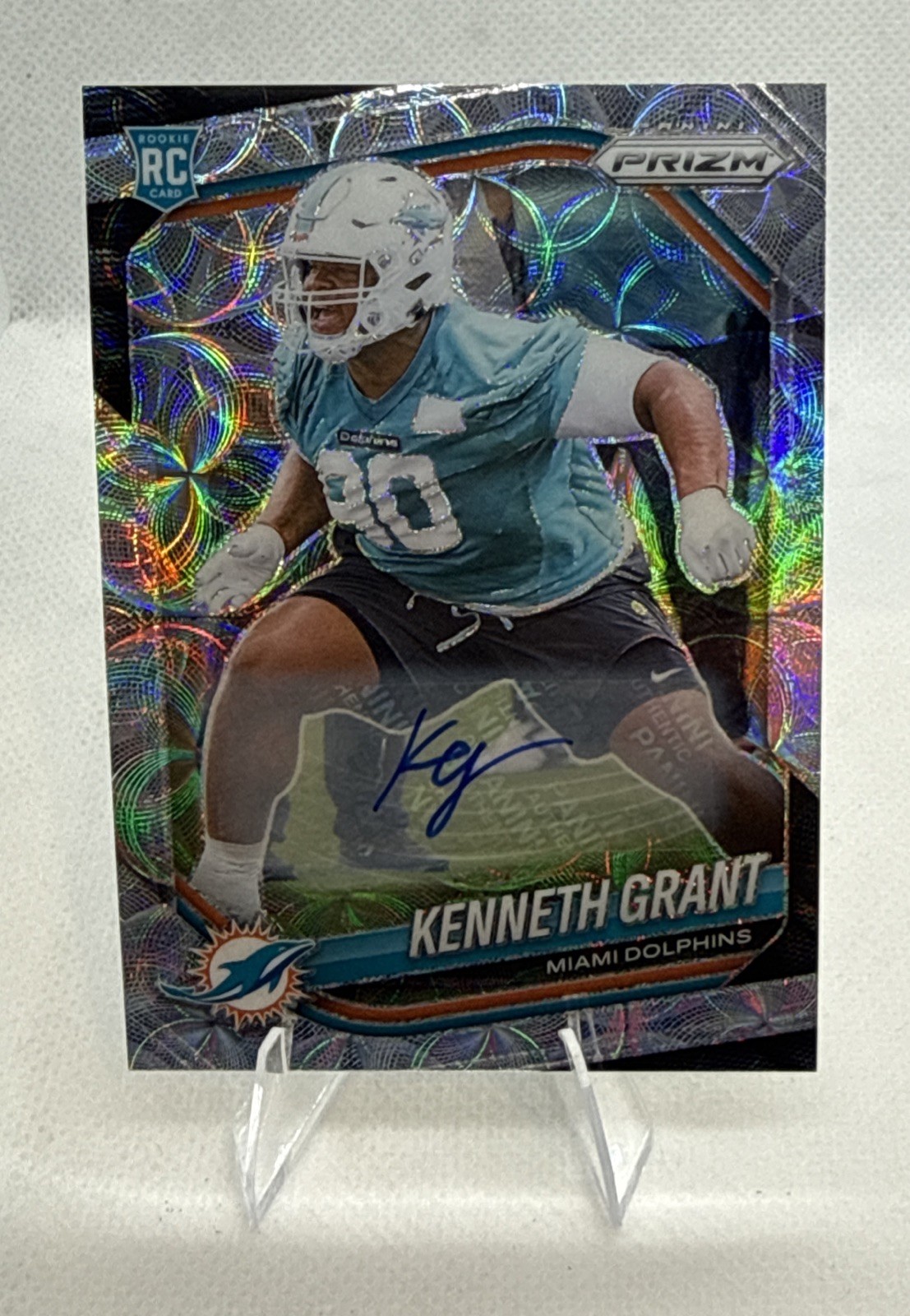 Kenneth Grant Panini Prizm #374 Autograph Choice