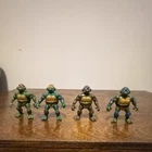 Playmates Toys Teenage Mutant Ninja Turtles Action Figures Set of 4 2002 vintage