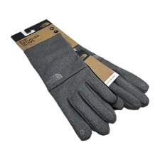 THE NORTH FACE Unisex Etip Touchscreen Recycled Gray Gloves TNF - XL NWT